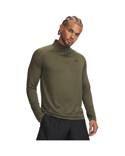 Under Armour Green Tech ½ Zip Long Sleeve for men