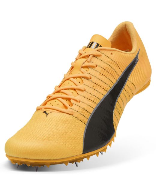 PUMA Yellow Evospeed Future 6 Track Running Spikes for men