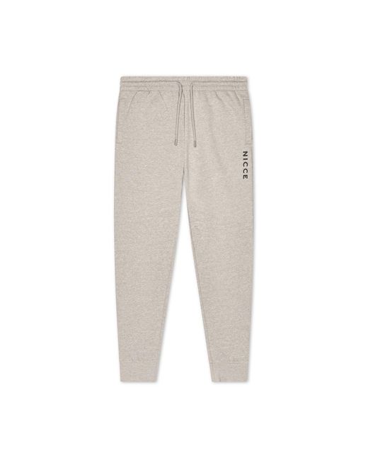 Nicce London White Dean Fleece Tracksuits for men
