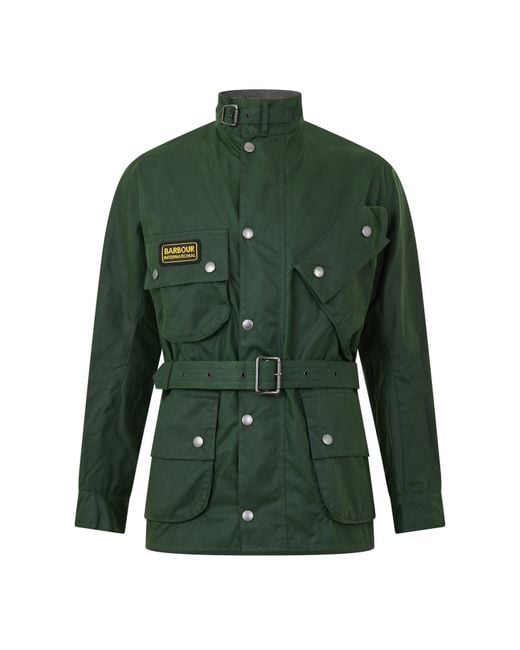 Barbour Green Original Waxed Jacket for men