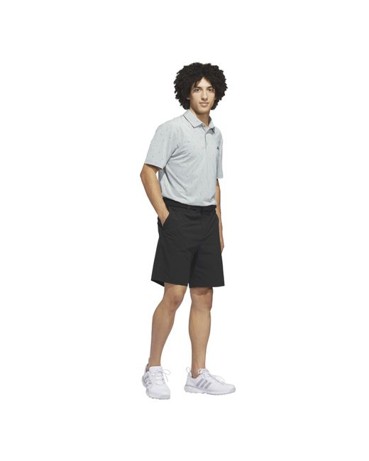 Adidas Blue Short Sleeve Performance Polo Shirt for men