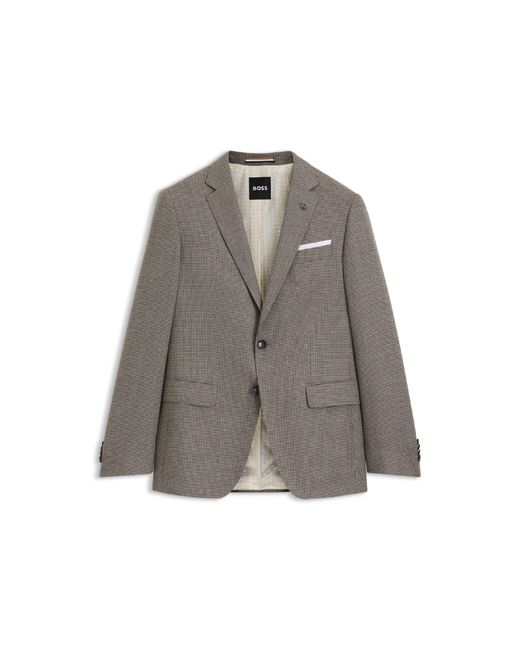 Boss Gray H Hutson Formal Jacket for men
