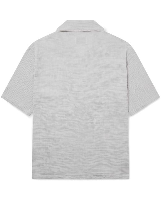 Albam Gray Crinkle Holiday Shirt for men