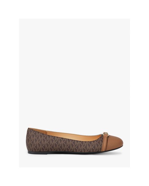 MICHAEL Michael Kors Brown Ballet Pumps