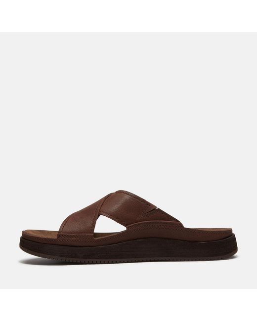 Timberland Brown Flat Sandals for men