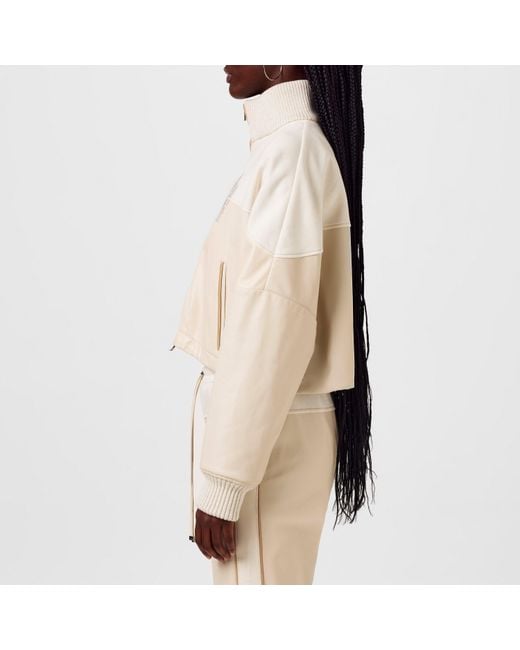 Amiri Natural Stacked Logo Track Jacket