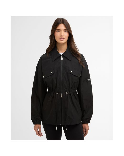 Barbour Black Rain Anorak Jacket