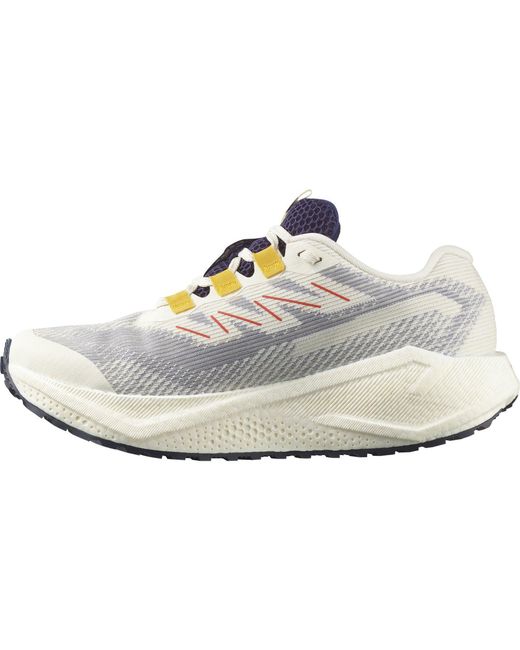 Salomon White Aero Blaze 3 Grvl Gtx Running Shoe