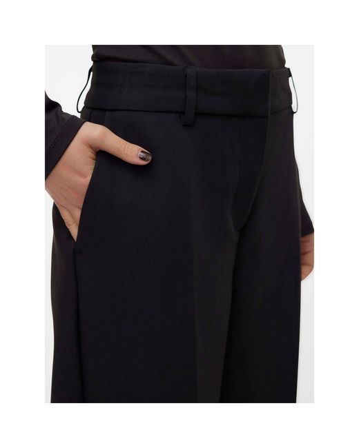Vero Moda Black Straight Leg Trousers