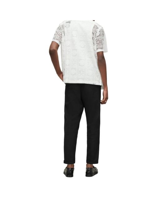 AllSaints Black All Tallis Trouser Sn09 for men