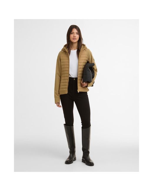 Barbour Green Valentina Quilted Sweatshirt