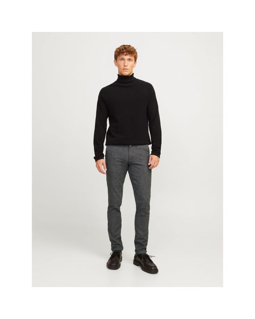 Jack & Jones Gray Henry Chinos for men