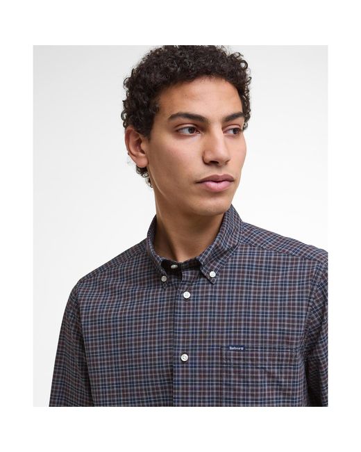 Barbour Blue Lomond Tailored Fit Shirt for men
