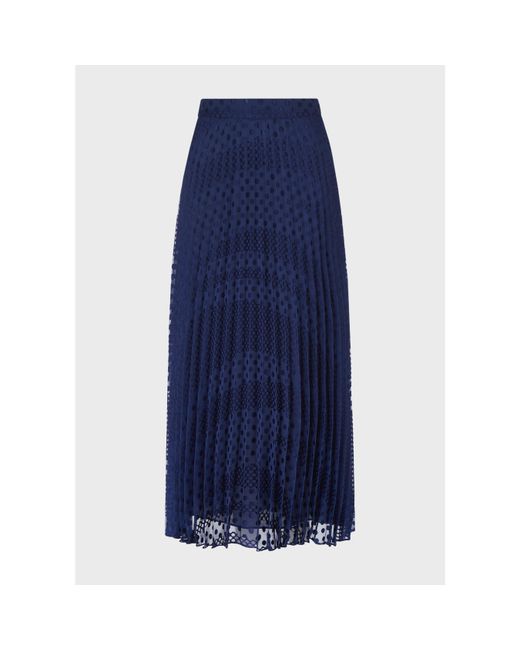 Emporio Armani Blue Emporio Armani Plet Maxi A-Line Skirt