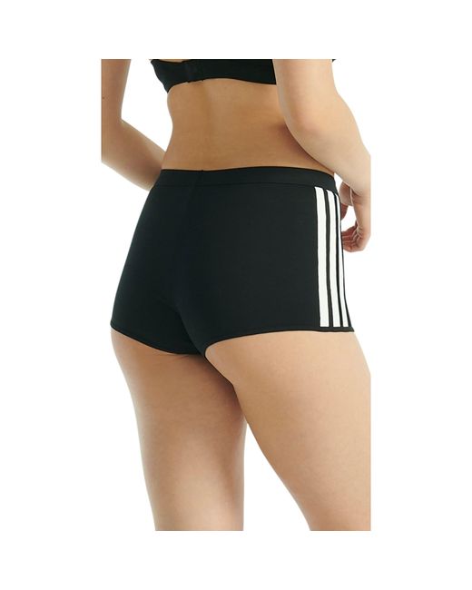 Adidas Black Active Essentials Cotton 3-Stripes Shortie