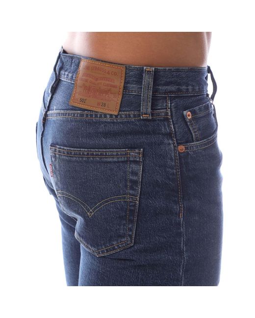 Levi's Blue Bleu Eyes B Denim Shorts for men