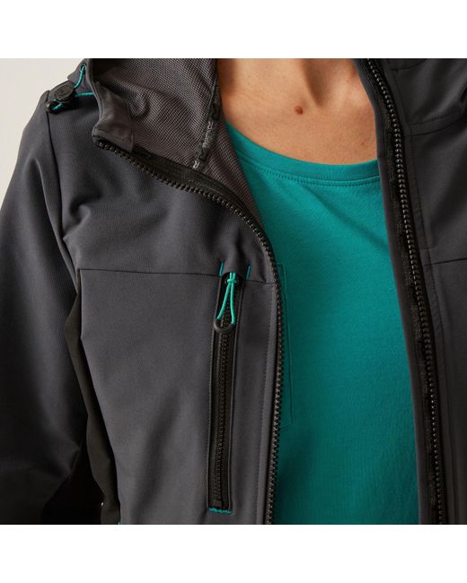 Regatta Black Ada Stretch Softshell Jacket