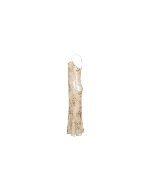 Bardot White Adoni Sequin Mesh Midi Dress