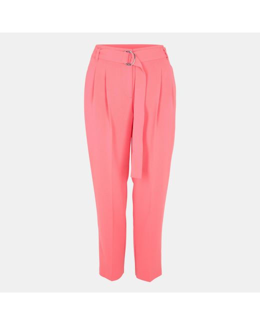 Boss Pink Tapiah Straight Trousers