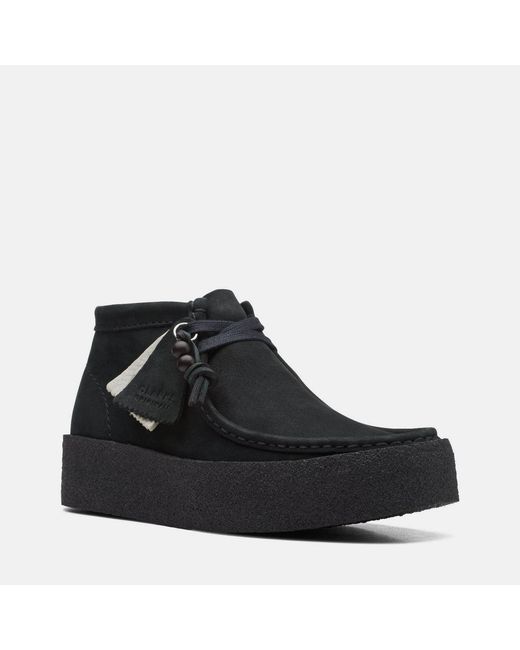 Clarks Black Wallabee Cup Boots