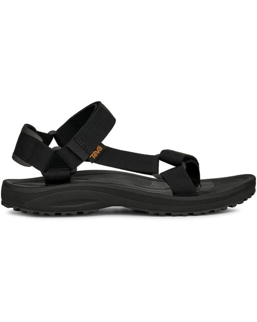 Teva Black Walking Sandals for men