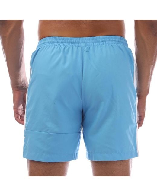 Adidas Originals Blue Lock Up Swim Shorts for men