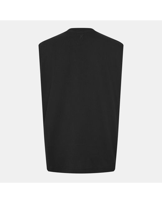 Represent Black Modern Fit Tank Vest for men