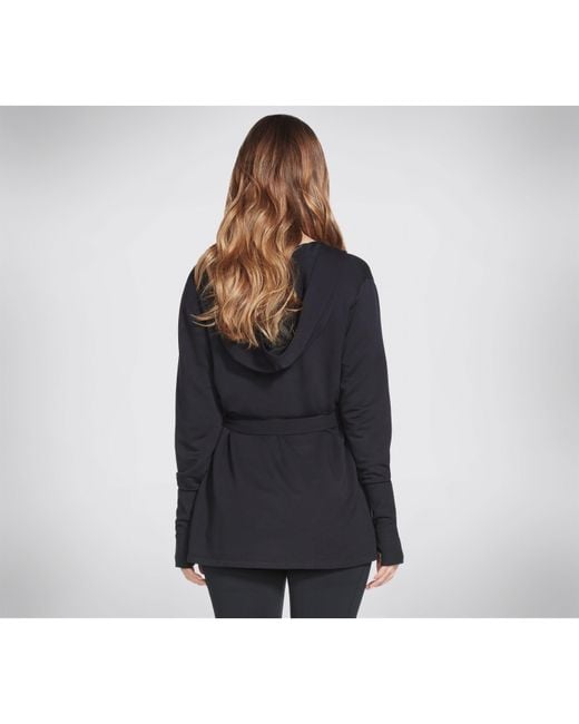 Skechers Blue Everyday Belted Hoodigan Cardigan