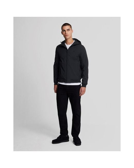 Lyle & Scott Blue Softshell Jacket for men