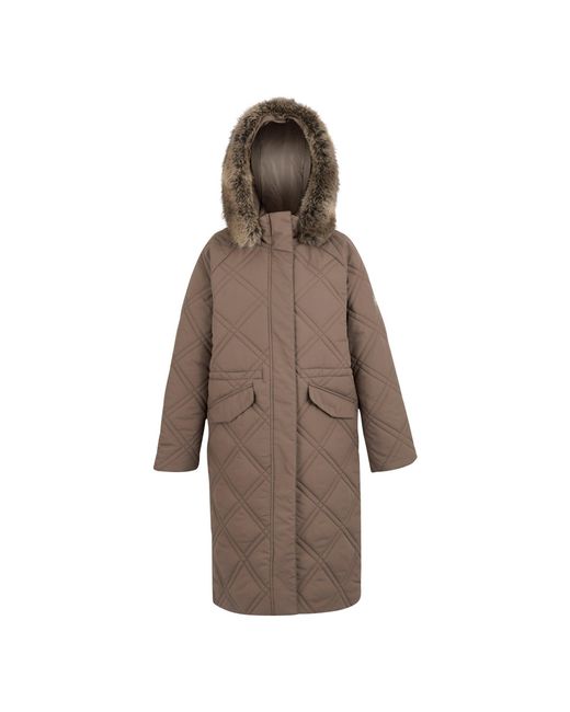 Regatta Brown Freyla Water Resistant Insulated Quilted Jacket