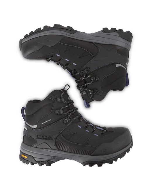 Regatta Black Regen Waterproof Isotex Boots
