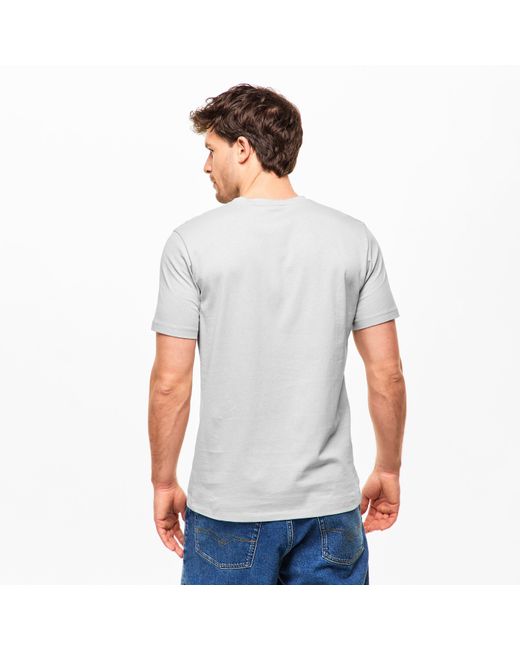 Boss Gray Tales T-Shirt With Logo Patch Premium Cotton for men
