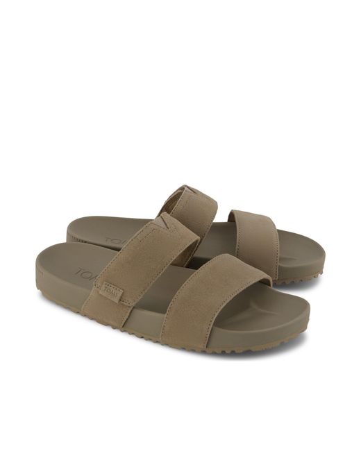 TOMS Brown Flat Sandals for men