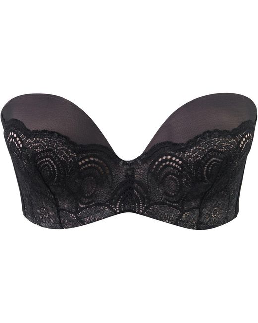 Wonderbra Black Refined Glamour Ultimate Strapless Bra