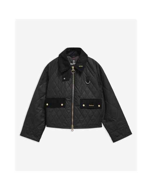 Barbour Black B.Li Qlt Spey Wax Ld64