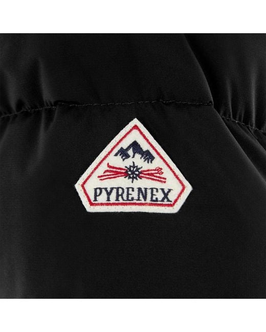 Pyrenex Black Spoutnic Water Resistant Duck Down Detachable Hood Short Puffer Jacket for men