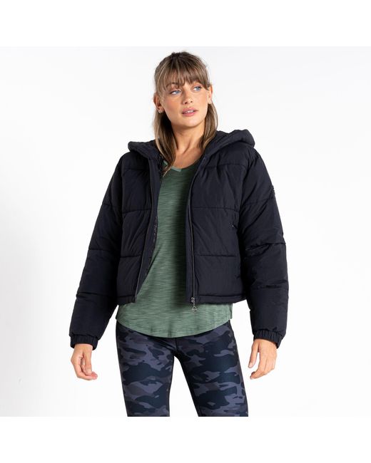 Dare 2b Black Lavishly Water Repellent Long Sleeve Insulated Puffer Jacket