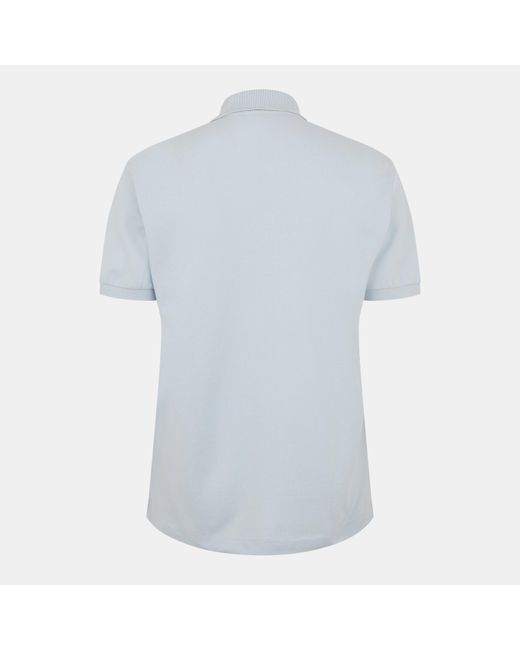 Lacoste Blue French Short-Sleeve Polo Shirt for men