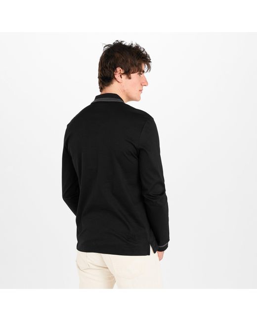 Boss Black H Pleins Long Sleeve Polo Shirt for men
