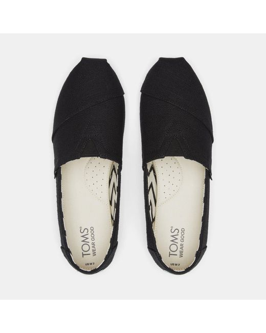 TOMS Black Alpargata Classic Espadrilles