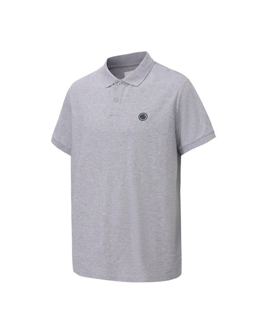 Pretty Green Gray Plain Polo for men