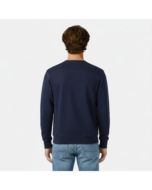 Jack Wills Blue Jacquard Crew Sweatshirt for men