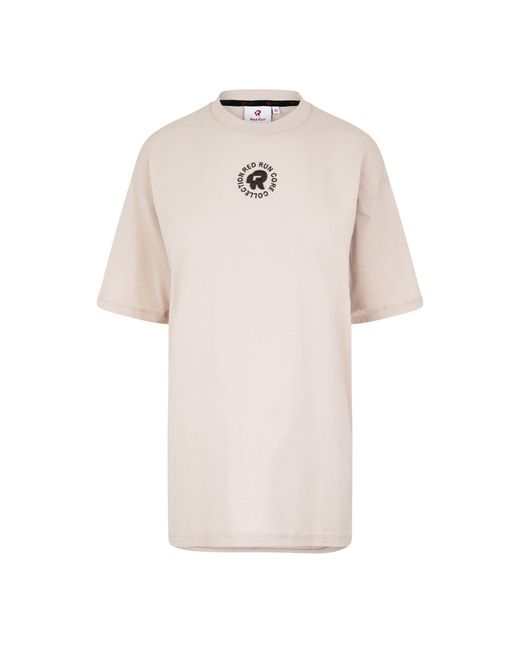 Red Run Natural Oversized T-Shirt