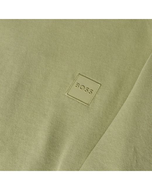 Boss Yellow Tales T-Shirt With Logo Patch Premium Cotton for men