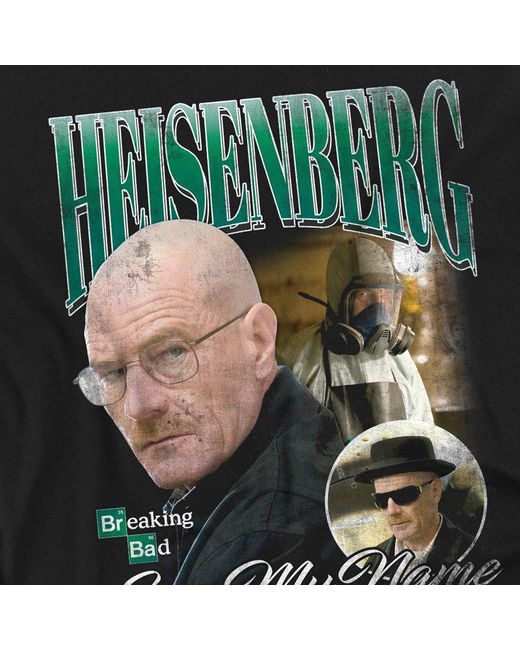 Breaking Bad Black Heisenberg Homage T Shirt for men