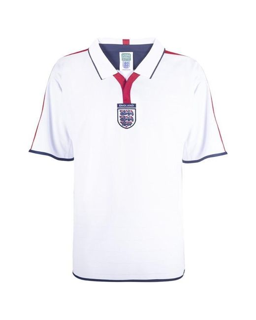 Score Draw White England Home Shirt 2004 Adults for men
