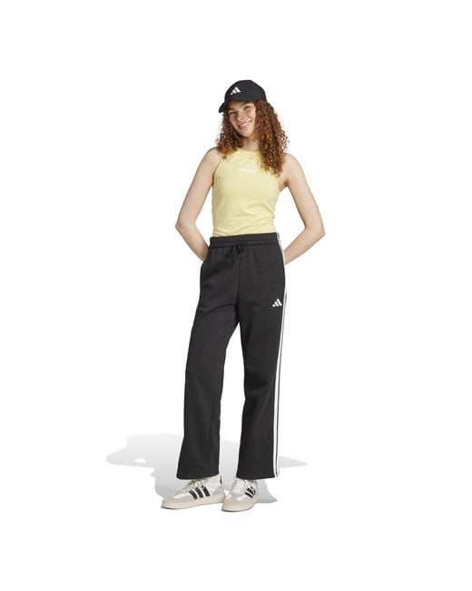 Adidas Yellow Essentials Linear Slim Cotton Tank Top