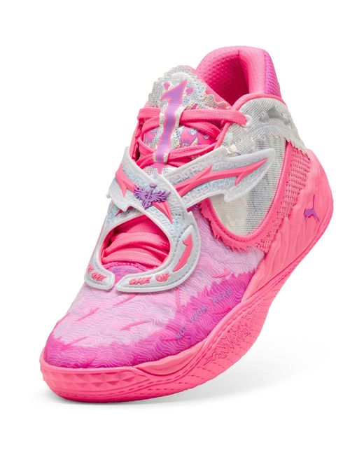 PUMA Pink Mb.05 World Tour Basketball Trainers for men