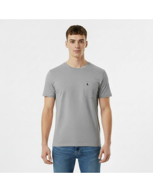Jack Wills Gray Ayleford Logo T Shirt for men