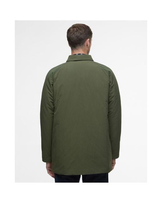 Barbour Green Lorden Showerproof Mac for men